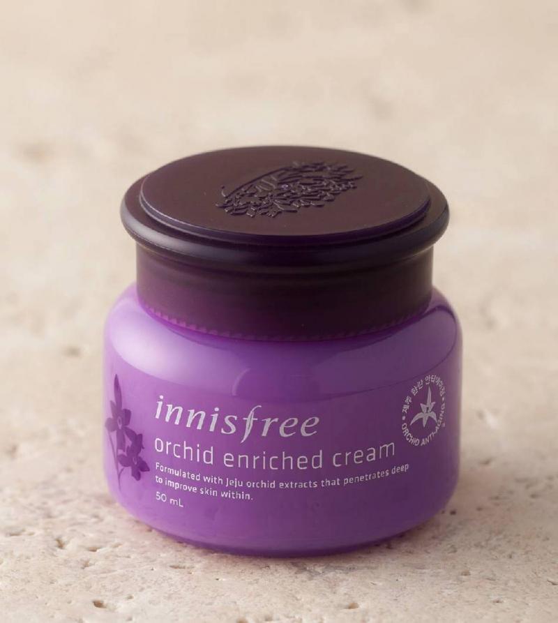 Kem dưỡng ẩm ngăn ngừa lão hóa da innisfree Jeju Orchid Enriched Cream