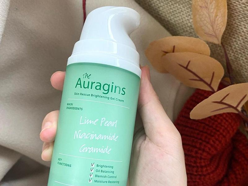 Kem dưỡng ẩm The Auragins Skin Rescue Brightening Gel Cream