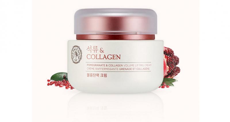 Kem dưỡng ẩm The Face Shop Pomegranate And Collagen Volume Cream