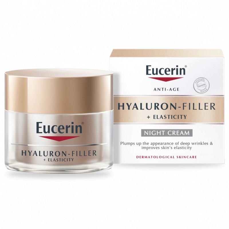 Kem dưỡng ban đêm Eucerin cho da lão hoá Hyaluron Filler + Elasticity Night Cream