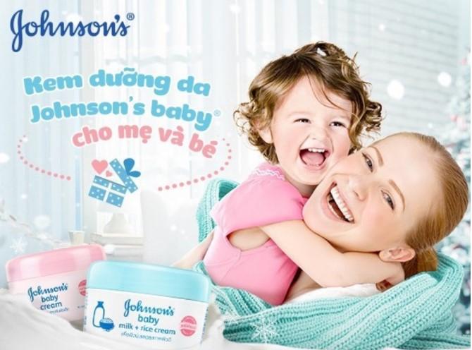 Kem dưỡng da chứa sữa & gạo Johnson's Baby