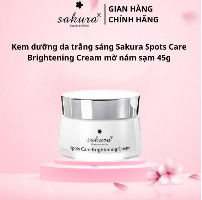 Kem dưỡng da trắng sáng Sakura Spots Care Brightening Cream mờ nám sạm