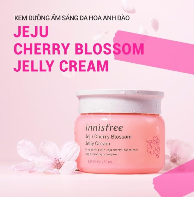 Kem dưỡng Innisfree Jeju Cherry Blossom Jelly Cream