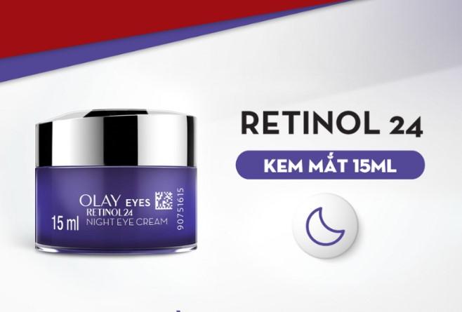 Kem dưỡng mắt Olay Retinol 24 Night Eye Cream