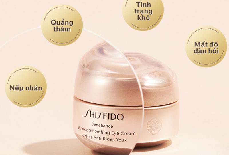 Kem dưỡng mắt Shiseido Benefiance Wrinkle Smoothing Eye Cream