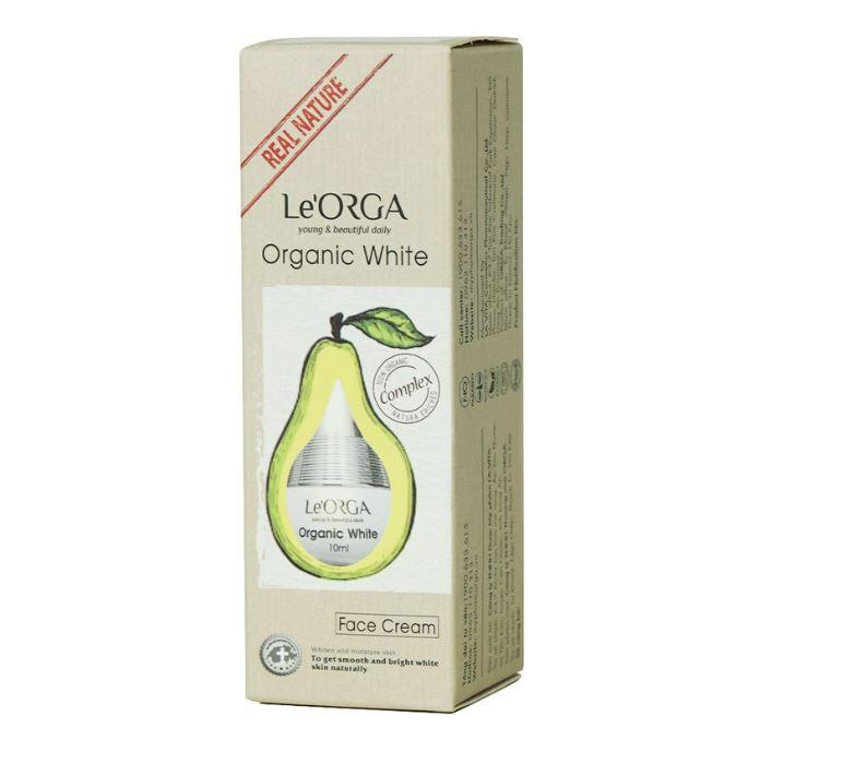 Kem dưỡng trắng da ban ngày Le'Orga - 3 trong 1 cho da khô, nhạy cảm giúp trắng da, chống nắng, trẻ hóa 10ml