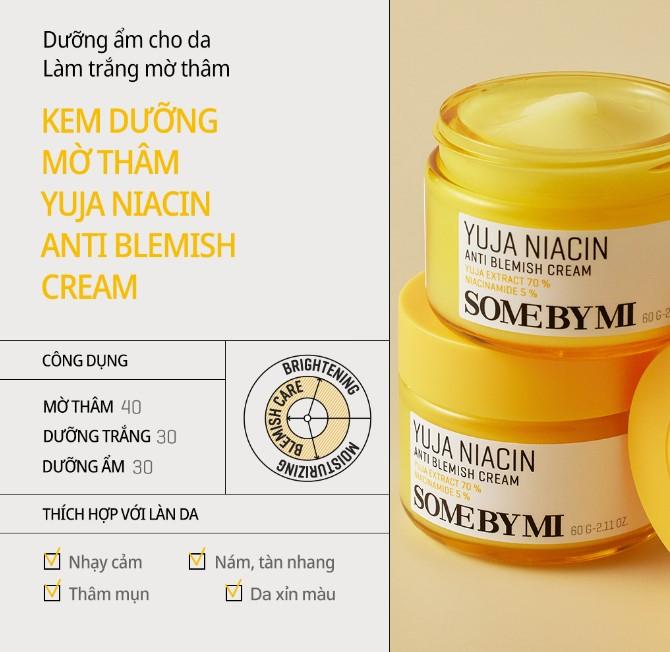 Kem dưỡng trắng Some By Mi Yuja Niacin Anti Blemish Cream