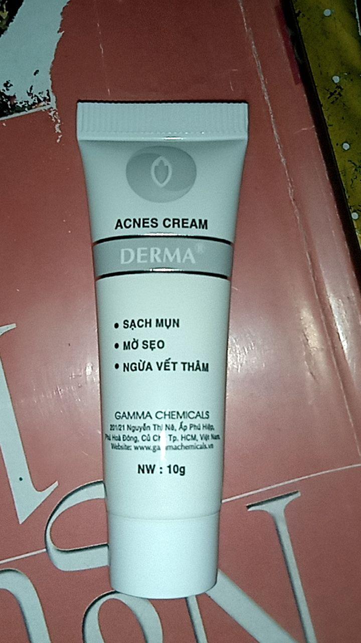 Kem giảm mụn Anti Acne Cream DERMA 10Gr