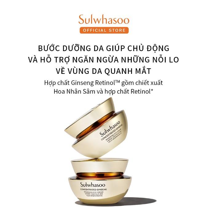 Kem mắt chống lão hóa Sulwhasoo Concentrated Ginseng Renewing Eye Cream