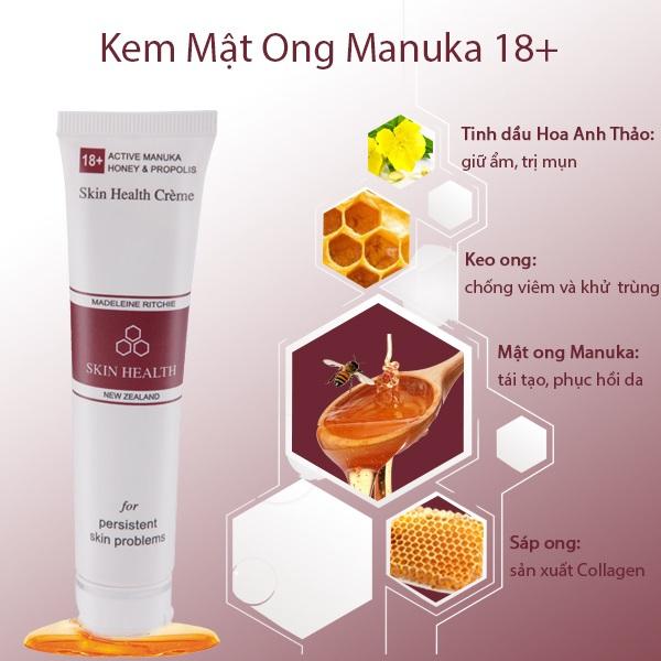 Kem mật ong 18+ Active Manuka Honey&propolis Skin Health Creme