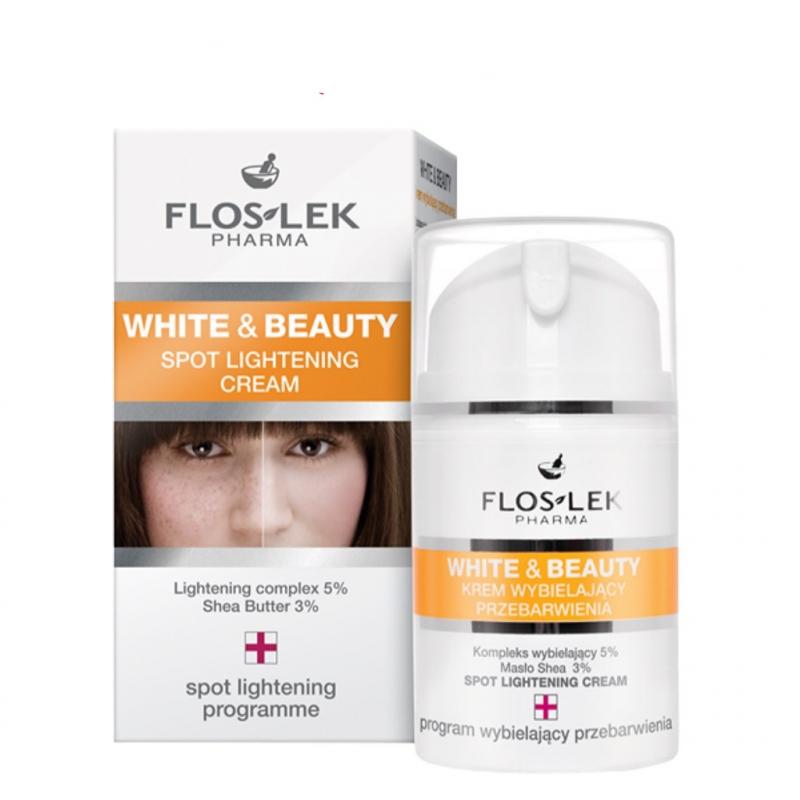 Kem trị nám & làm sáng da Floslek White and Beauty Spot Lightening Cream