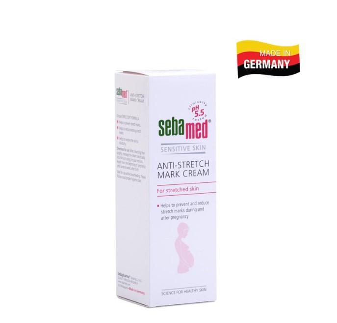 Kem ngăn ngừa rạn da cho bà bầu Sebamed Anti-Stretch Mark Cream pH5.5