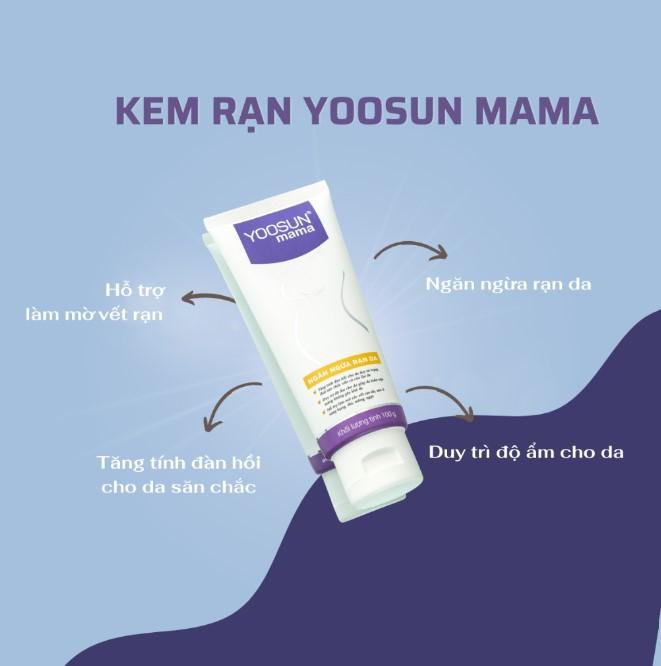 Kem ngăn ngừa và phục hồi rạn da Yoosun Mama