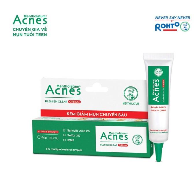 Kem ngừa mụn sưng đỏ và đau Rohto Acnes Medical Cream