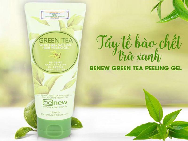 Kem tẩy da chết trà xanh Benew Green Tea Peeling Gel