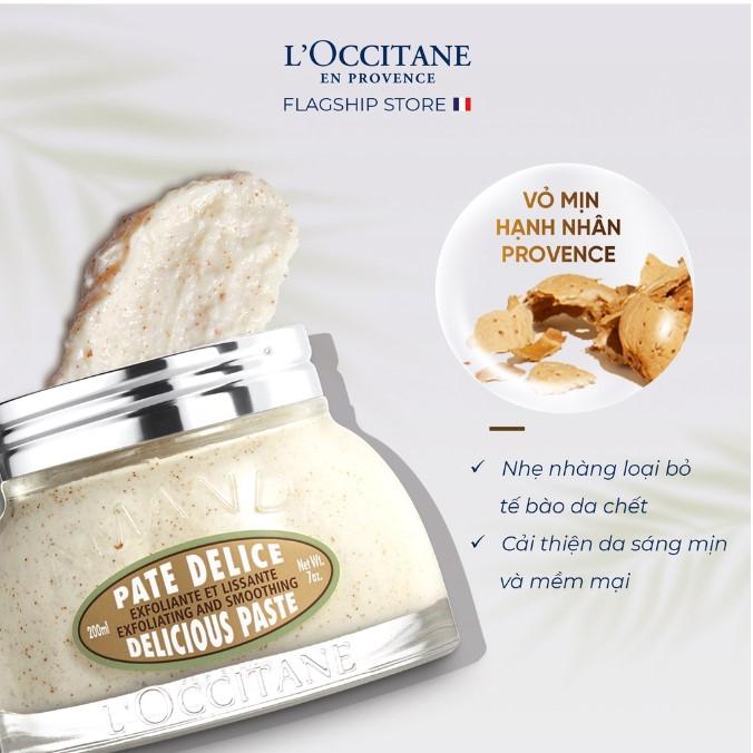 Kem tẩy tế bào chết organic L’Occitane Delicious Paste Exfoliating And Smoothing