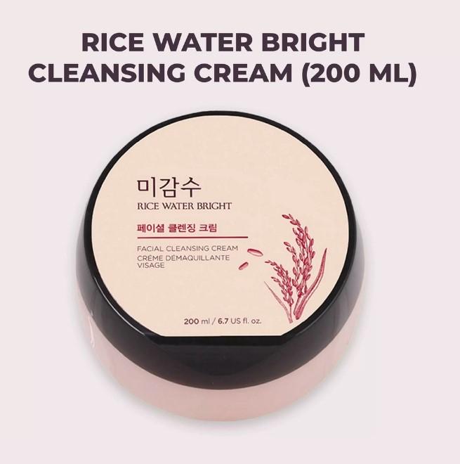 Kem tẩy trang Rice Water Bright Cleansing Cream