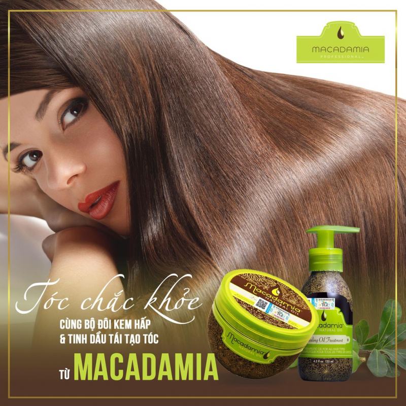 Kem ủ tóc phục hồi hư tổn Macadamia Deep Repair Masque