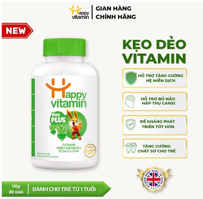 Kẹo bổ sung Vitamin tổng hợp Happy Vitamin Kids Plus+