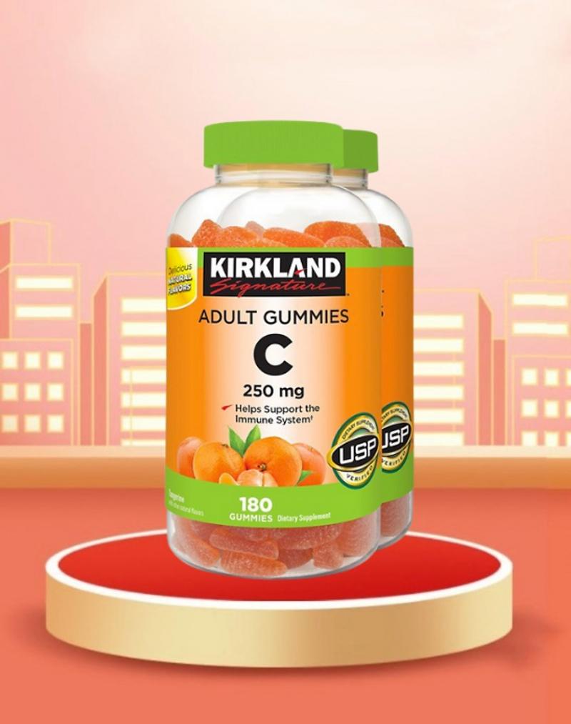 Kẹo dẻo bổ sung Vitamin C Kirkland Adult Gummies C 250mG: