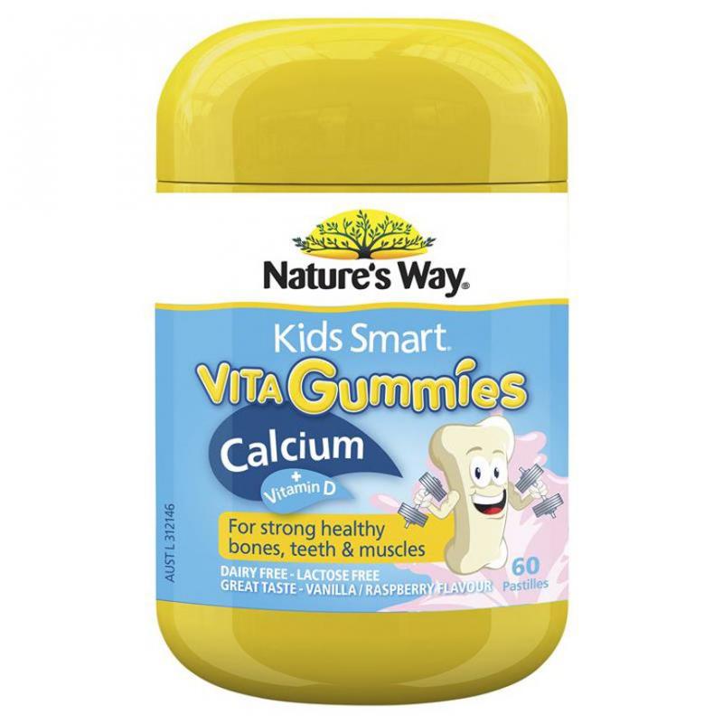 Kẹo Nature’s Way Kids Smart Vita Gummies Calcium + Vitamin D