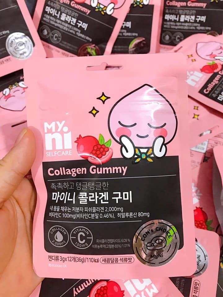 Kẹo Dẻo MyNi Selfcare Collagen Gummy Kakao Friend EX