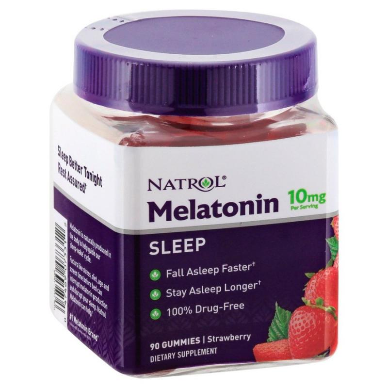 Kẹo dẻo Natrol Melatonin 10mg Sleep