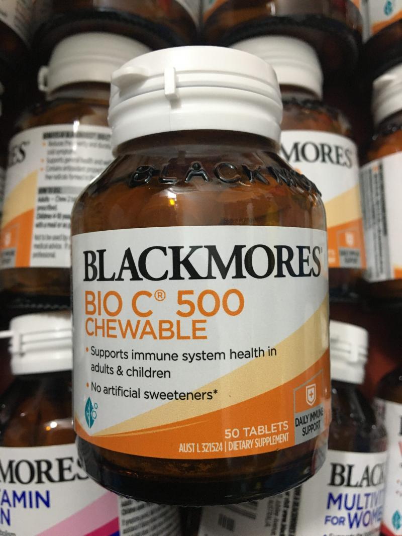 Kẹo Vitamin C Blackmores Essentials Vitamin C Chewable 50 viên