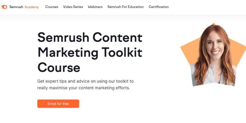 Khóa học Content Marketing Toolkit Course của SEMrush