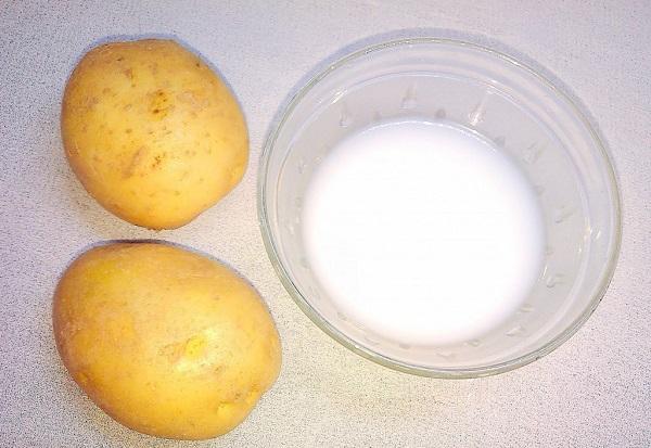 Cách làm trắng da đơn giản tại nhà bằng khoai tây và sữa tươi