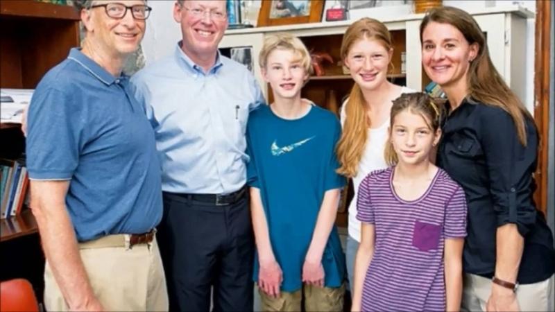 Bill Gates cùng gia đình