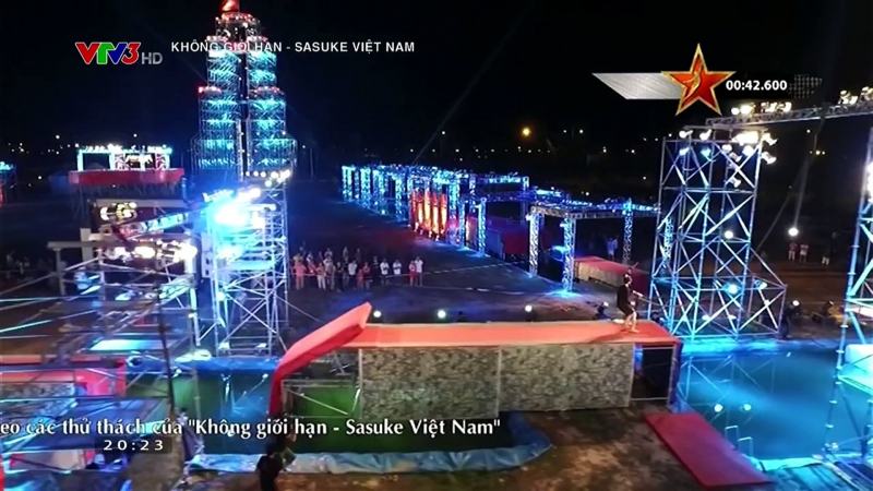 Sân khẩu siêu khủng của Không giới hạn - Sasuke Việt Nam