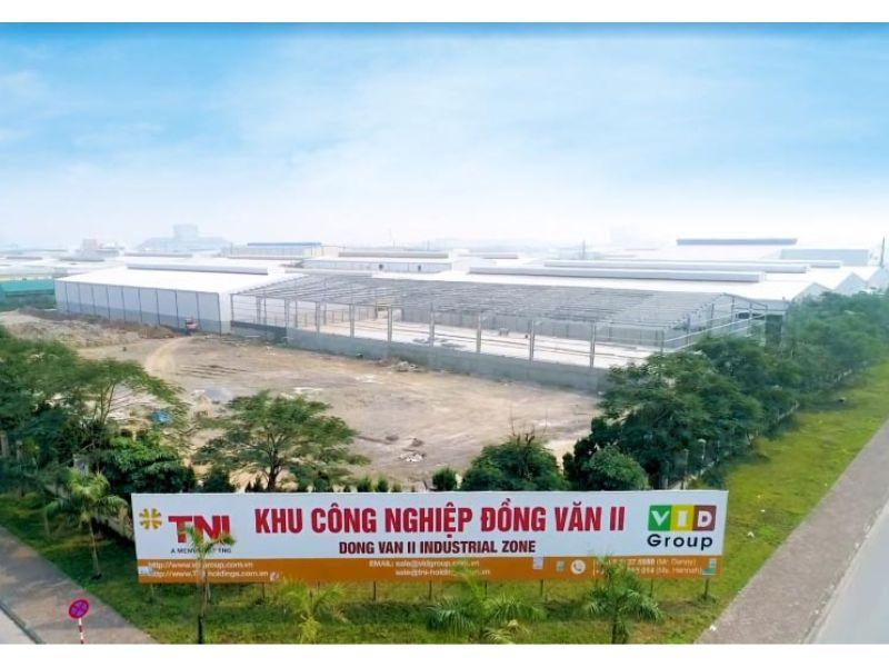 Phối cảnh tổng thể khu công nghiệp Đồng Văn 2