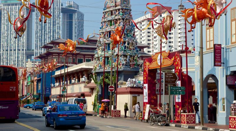 Khu phức hợp ăn uống Chinatown và chợ Kreta Ayer Wet, Singapore