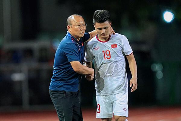 Quang Hải và Huấn luyện viên Park