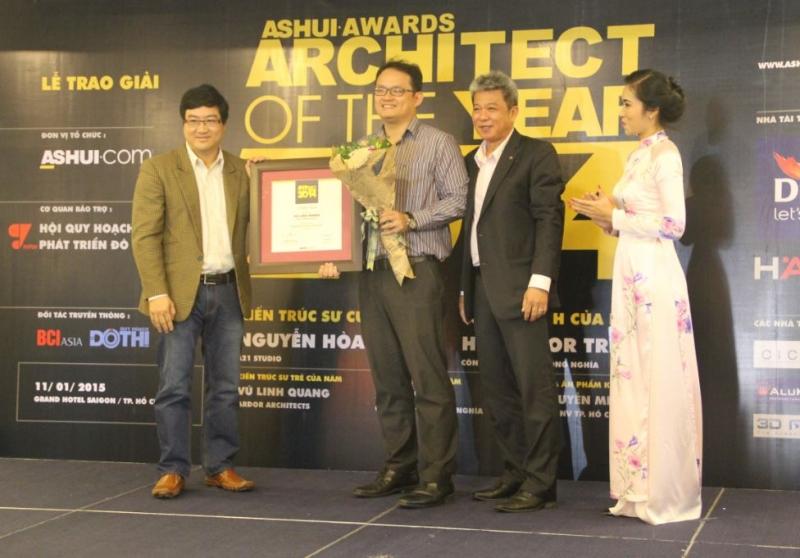 Kiến trúc sư Vũ Linh Quang - nhận giải 