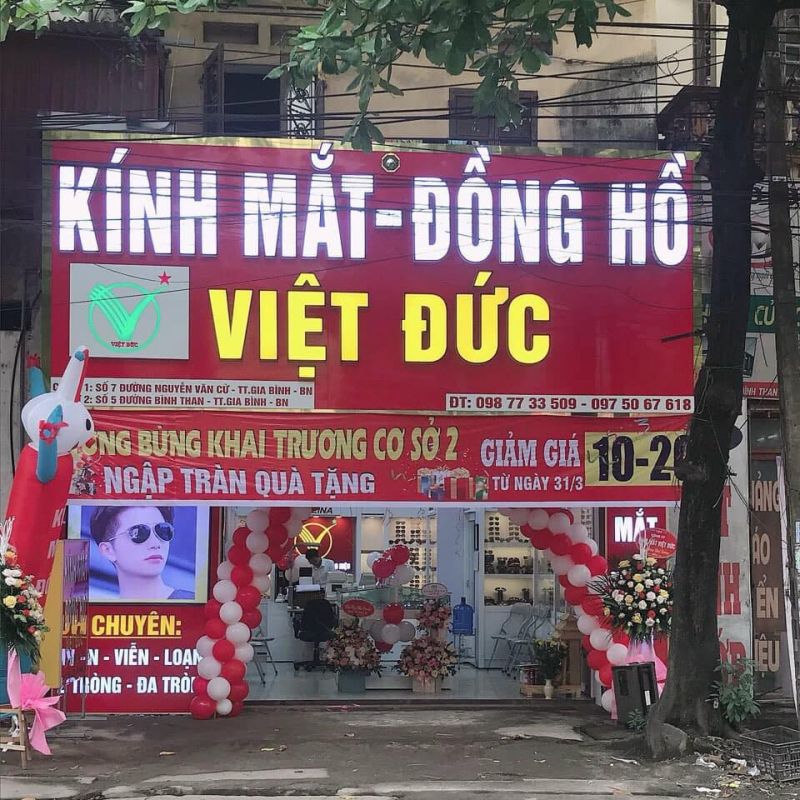 Kính mắt - Đồng hồ Việt Đức