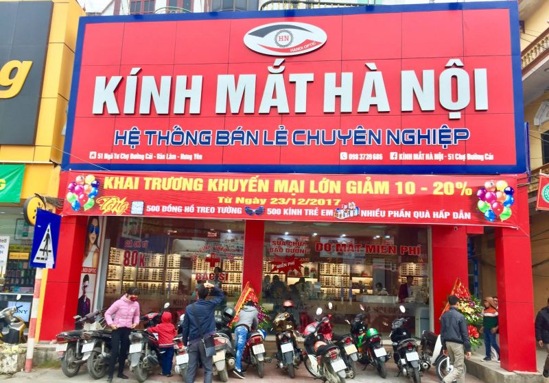 Với nhiều năm kinh nghiệm, Cửa hàng  kính mắt Hà Nội tại Hưng Yên là địa chỉ tin cậy được nhiều người tìm đến