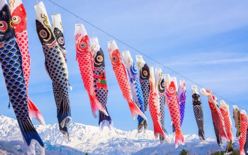 Kodomo-no-hi – Lễ hội cá chép