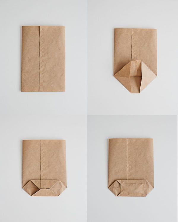 Làm túi giấy handmade đơn giản