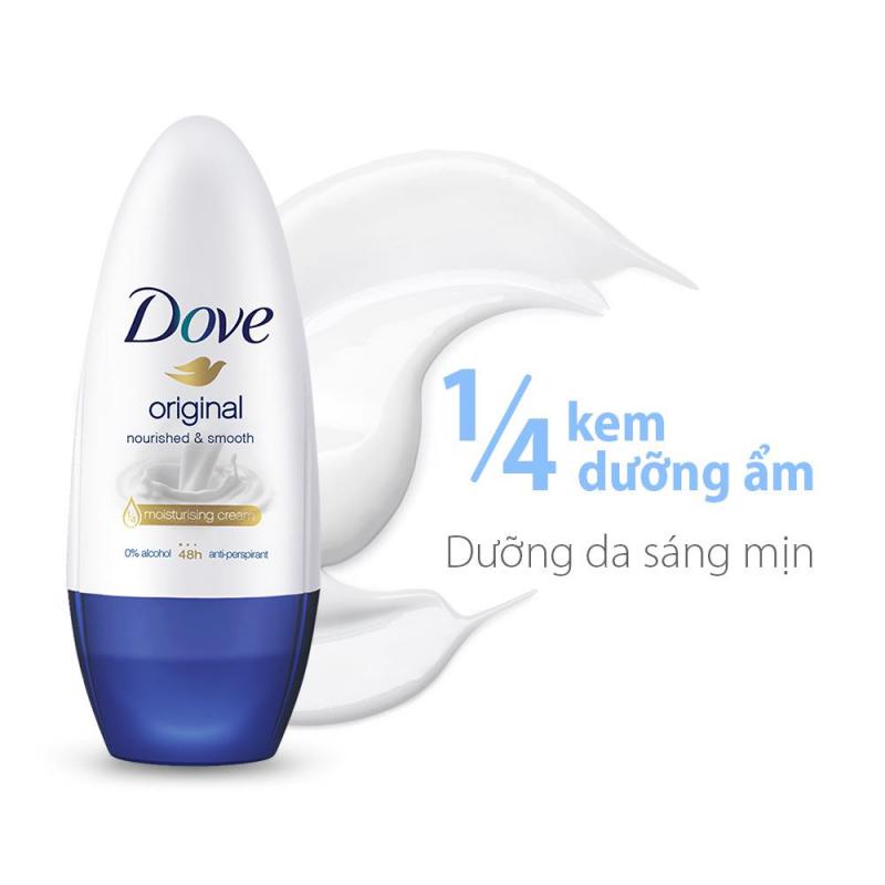Lăn khử mùi Dove dưỡng da sáng mịn dành cho nữ