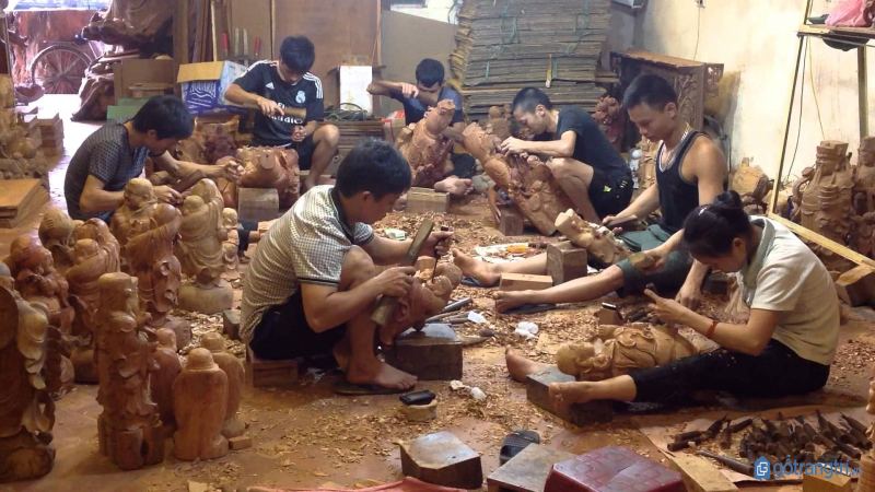 Làng nghề đồ gỗ mỹ nghệ Đồng Kỵ