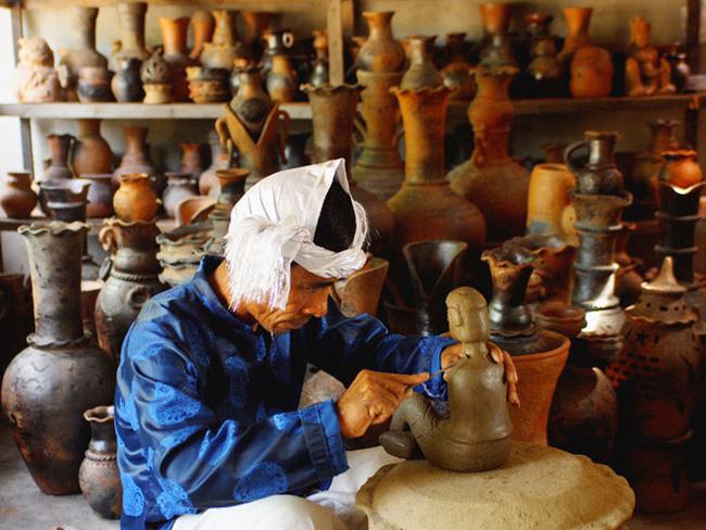 Sản phẩm gốm rất độc đáo, được làm hoàn toàn bằng tay
