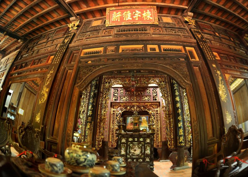 Kiến trúc mang đậm nét văn hóa bên trong một ngôi nhà cổ lại xã Đông Hòa Hiệp
