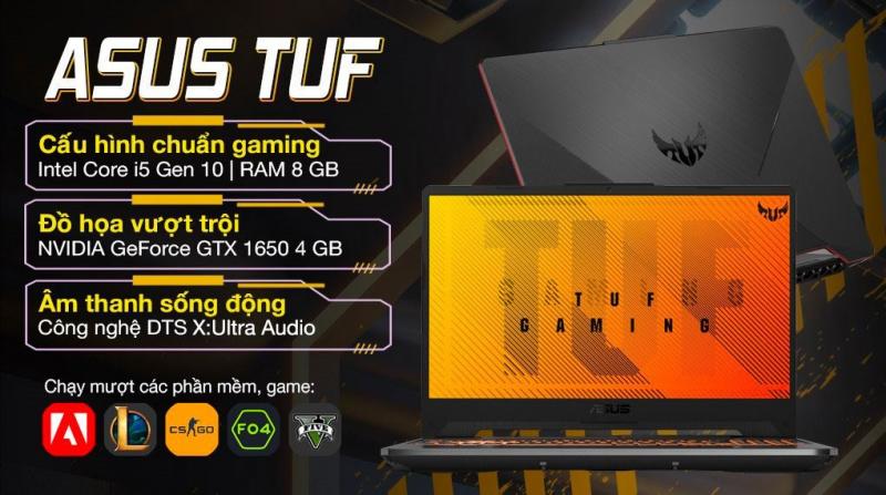 Laptop ASUS TUF Gaming F15 FX506LHB-HN188W i5-10300H