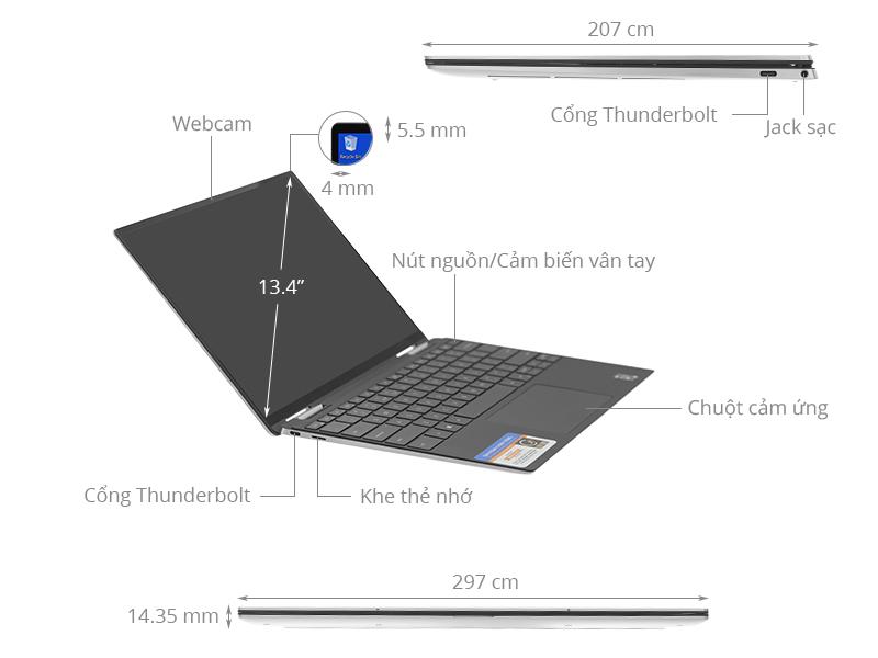 Dell XPS có thiết kế gần như không viền màn hình