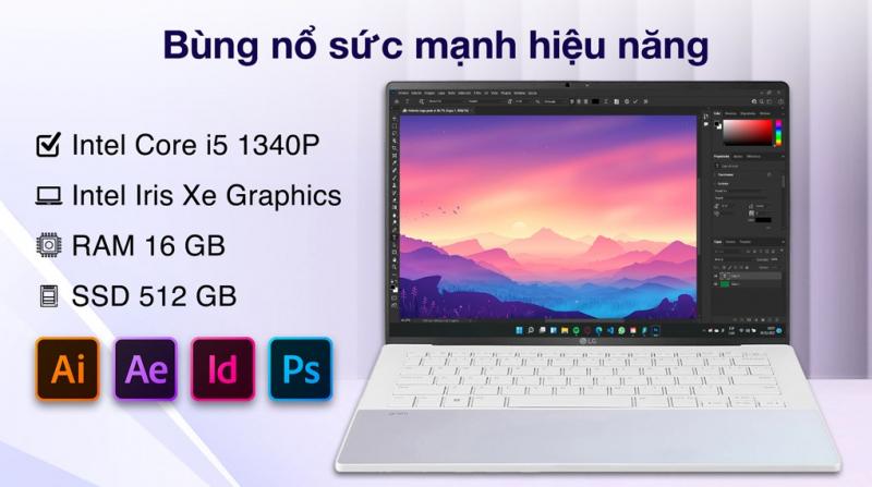 Laptop LG Gram Style 2023 14Z90RS-G.AH54A5