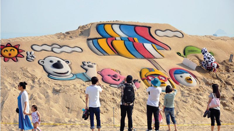 Lễ hội cát ở Hàn Quốc
