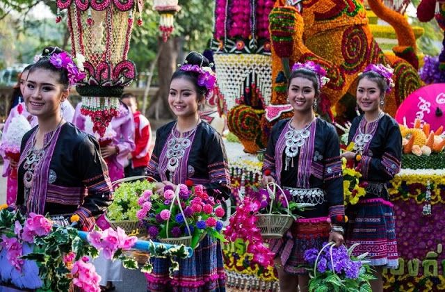 Lễ hội hoa ở Chiang Mai, Thái Lan