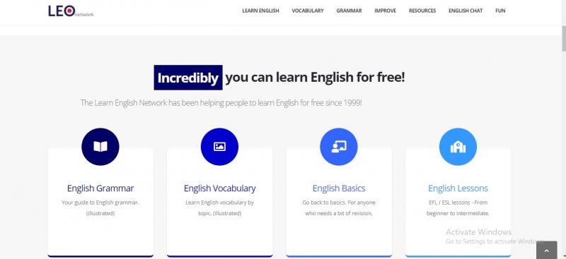 Learn English Online Free